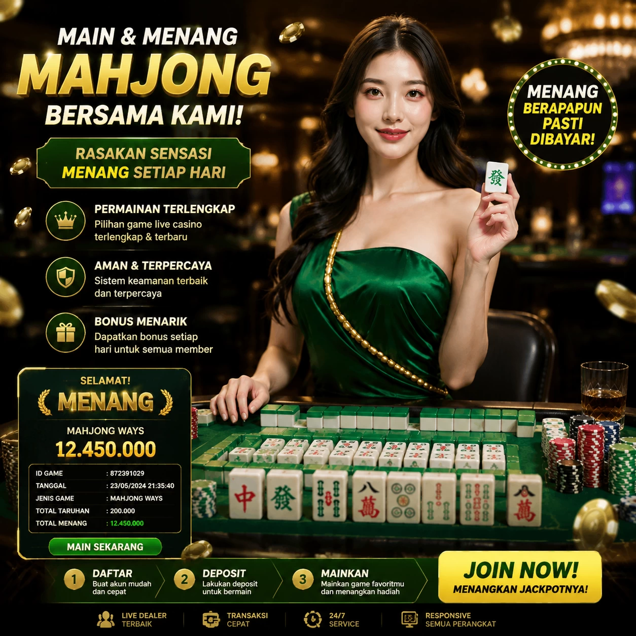 Yang berubah di mg666: bookmark, e-wallet, turnover